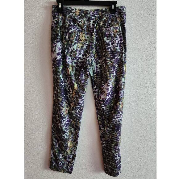 Lululemon Jet Crop Luxtreme Slim Floral Sport White Multi - Picture 5 of 9